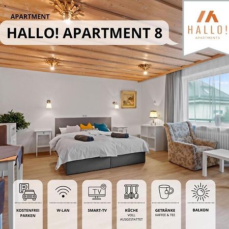 Sehr Gemuetliche Ferienwohnung In Bester Lage Mit Grossem Sonnenbalkon L Innenstadtnaehe L 1 Minute Zum Bahnhof L Kueche L Tv L Free-Wlan L Willkommen Im Hallo!-Apartment 8 Бад-Верисхофен Экстерьер фото