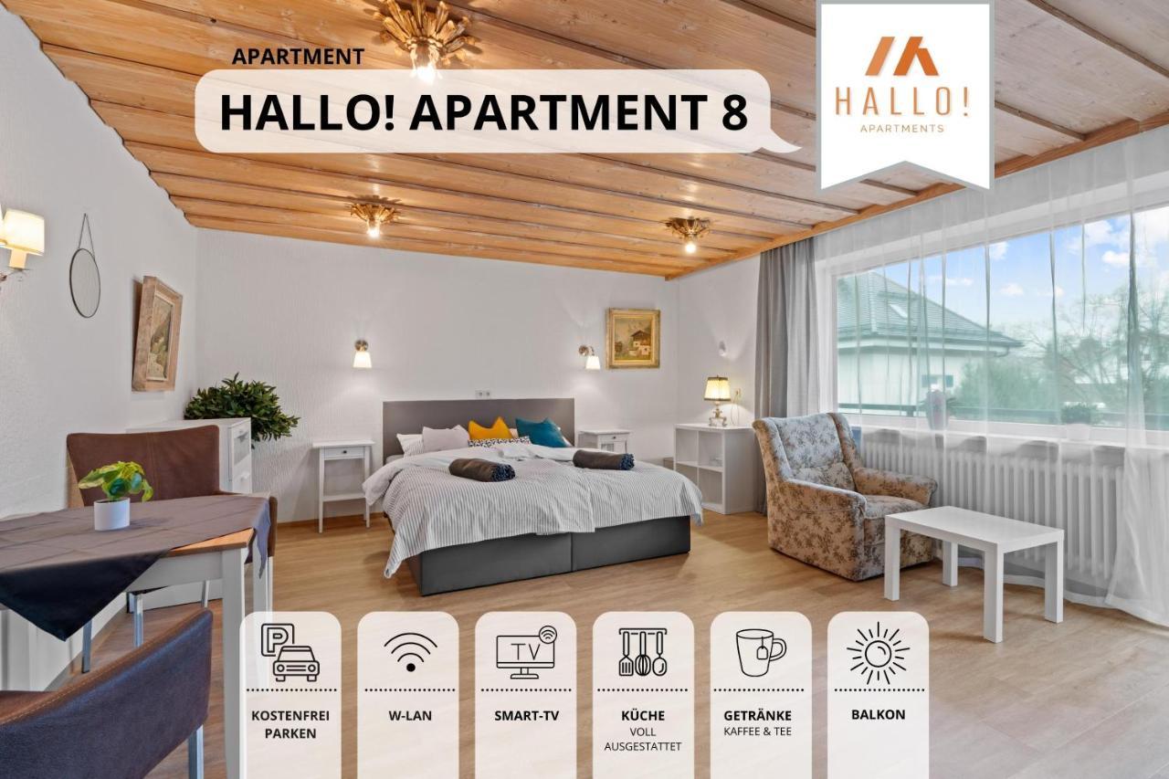 Sehr Gemuetliche Ferienwohnung In Bester Lage Mit Grossem Sonnenbalkon L Innenstadtnaehe L 1 Minute Zum Bahnhof L Kueche L Tv L Free-Wlan L Willkommen Im Hallo!-Apartment 8 Бад-Верисхофен Экстерьер фото